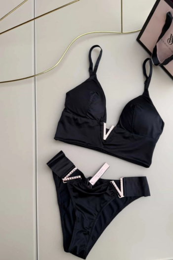 купальник victoria's secret купальник женский черный купальник