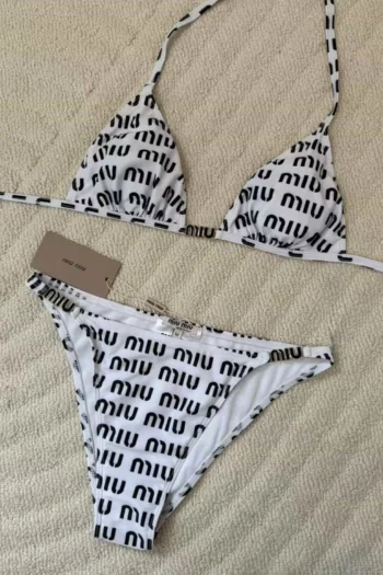 Купальник белый миу миу